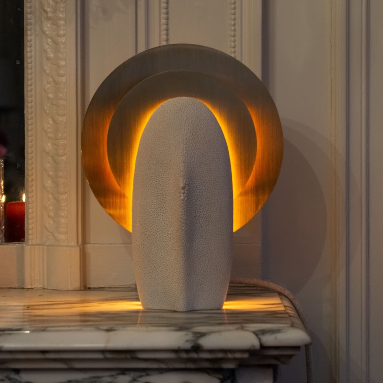 Mother of the Light by Mateusz Pałucki displayed in an interior setting