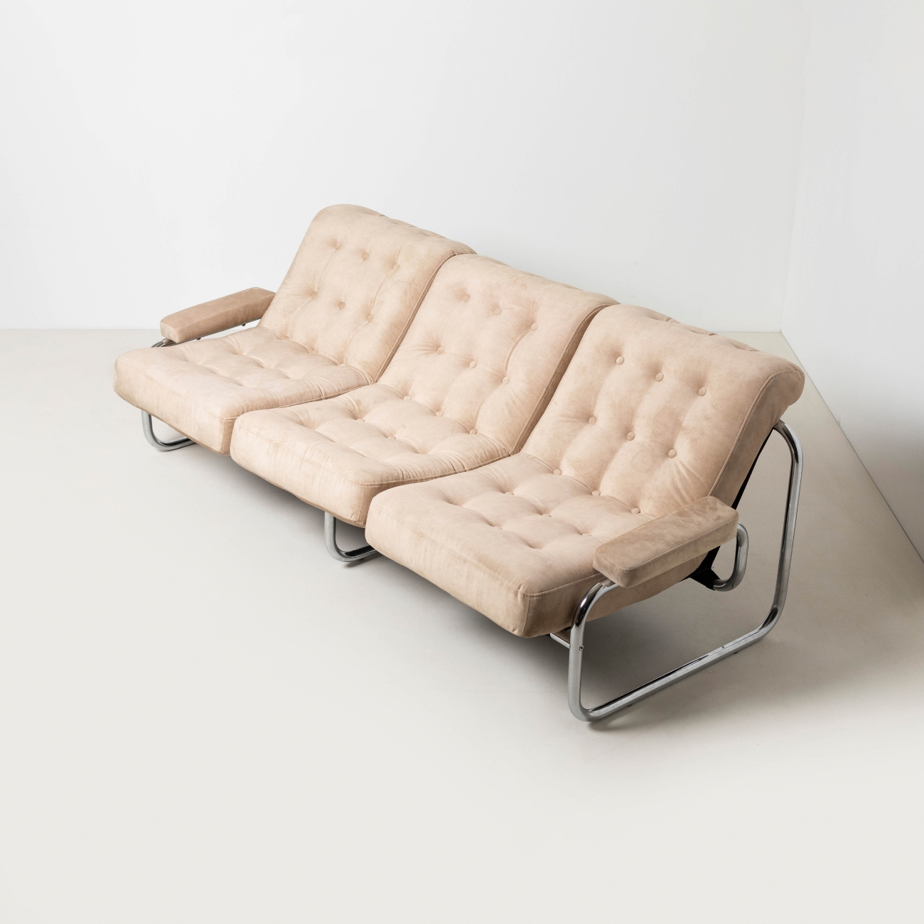 Borkum three seater sofa viewed from above.