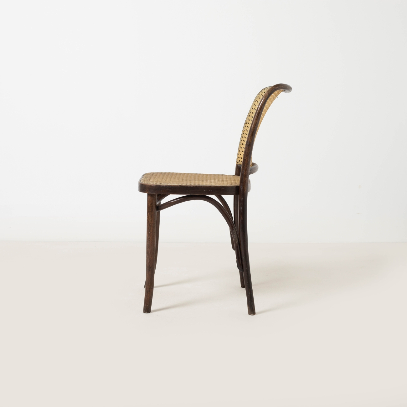 Rear view of Josef Hoffmann Model 811 dining chair