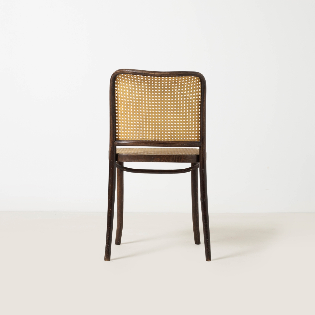 Set of four Josef Hoffmann Model 811 dining chairs produced by Thonet Radomsko, Poland, 1980s